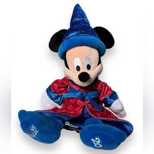 Disney Parks 18" Sorcerer Mickey Believe in Magic Plush‎ Fantasia 2013